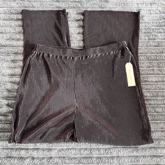 Nine Eight Black Dress Pants New Women’s Size Large Wide Leg - Picture 1 of 6